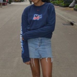 Vintage Nike USA Hockey longsleeve top